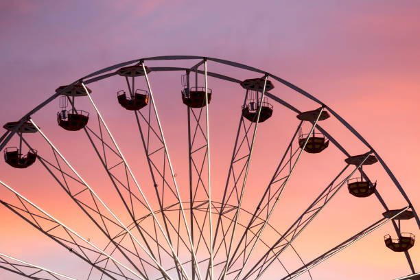 istock Ferris wheel at the sunset 1422642374