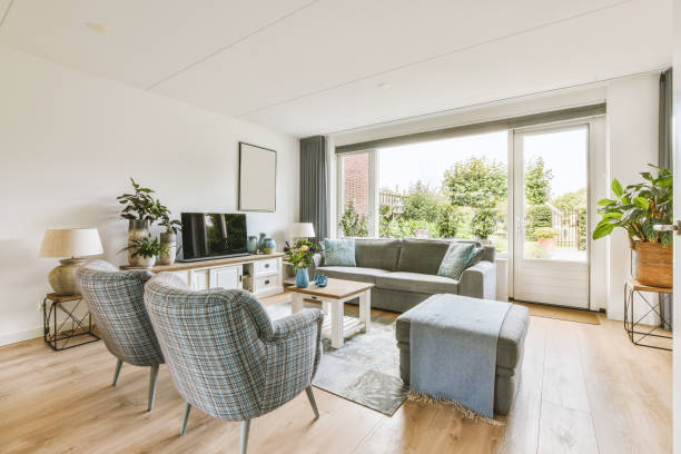 istock Modern living room in a single design 1422644398