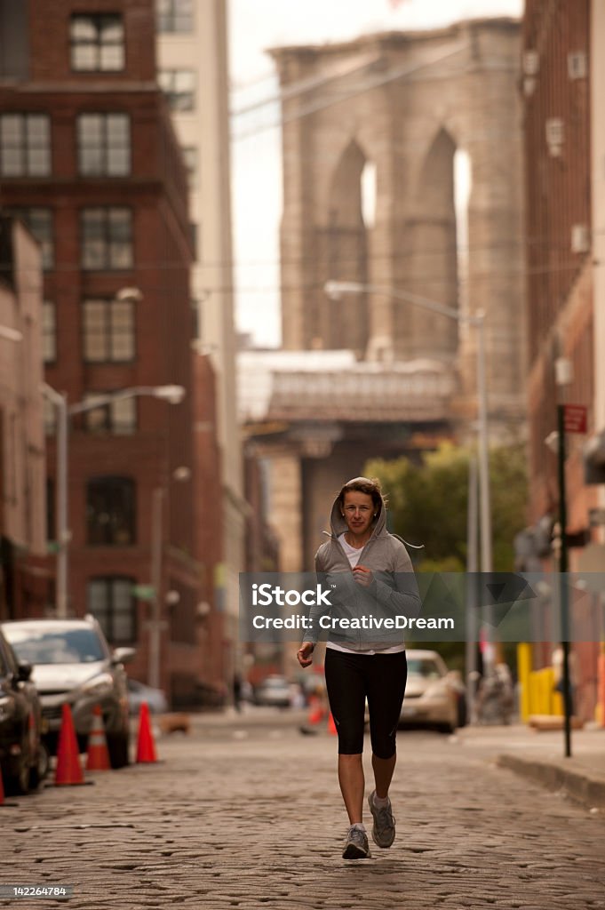 runner w Nowym Jorku - Zbiór zdjęć royalty-free (Biegać)