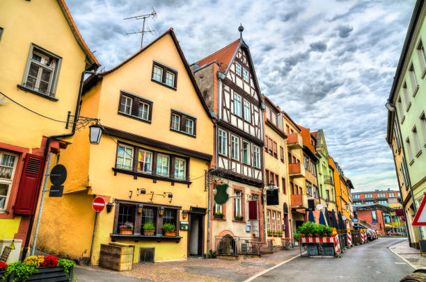 istock Traditional houses in Aschaffenburg, Germany 1422648355