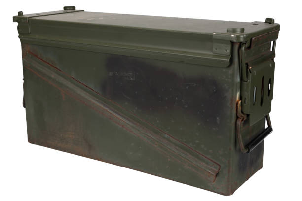 istock Ammo can for 40mm grenade cartidge 1422649346