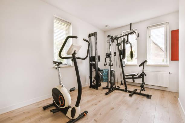 istock A small room in a cozy house equipped for a gym 1422650589