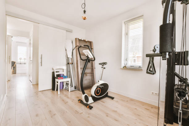 istock A small room in a cozy house equipped for a gym 1422650592