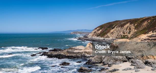 Rocky Coast Of Bodega Head Stock Photo - Download Image Now - Bodega Bay, Blue, California