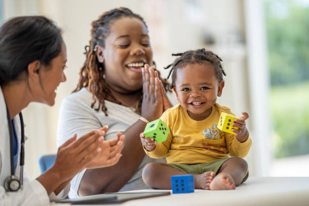 istock Mother with her Son at the Doctors 1422659569