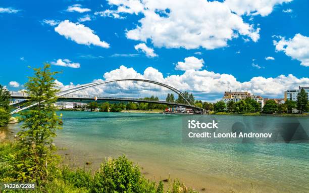 The Three Countries Bridge Over The Rhine Near Basel Switzerland Stock Photo - Download Image Now
