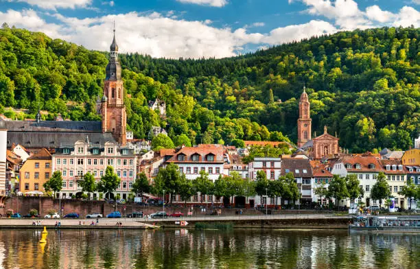 Photo of Skyline of Heidelberg at the Neckar river in Germany
