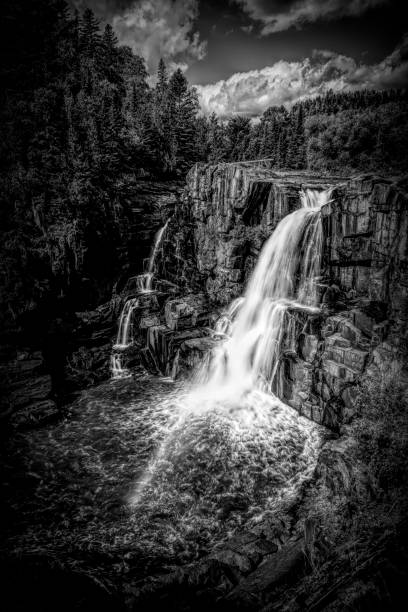 istock High Falls on Pigeon River, Ontario BW 1422677180