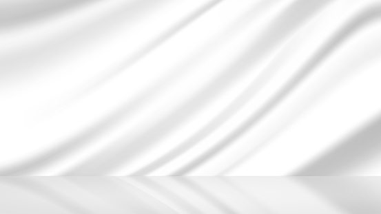 Material White Color White Fabric Texture Vector Illustration Stock Illustration - Download ...