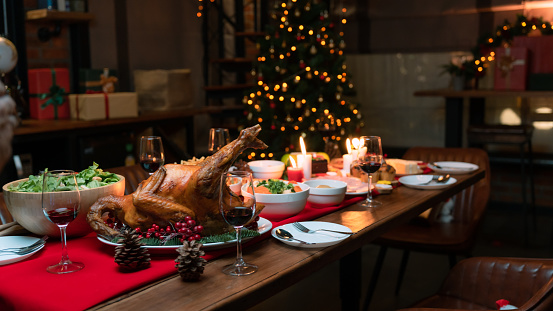 Traditional German Christmas Dinner Stock Photo - Download Image Now