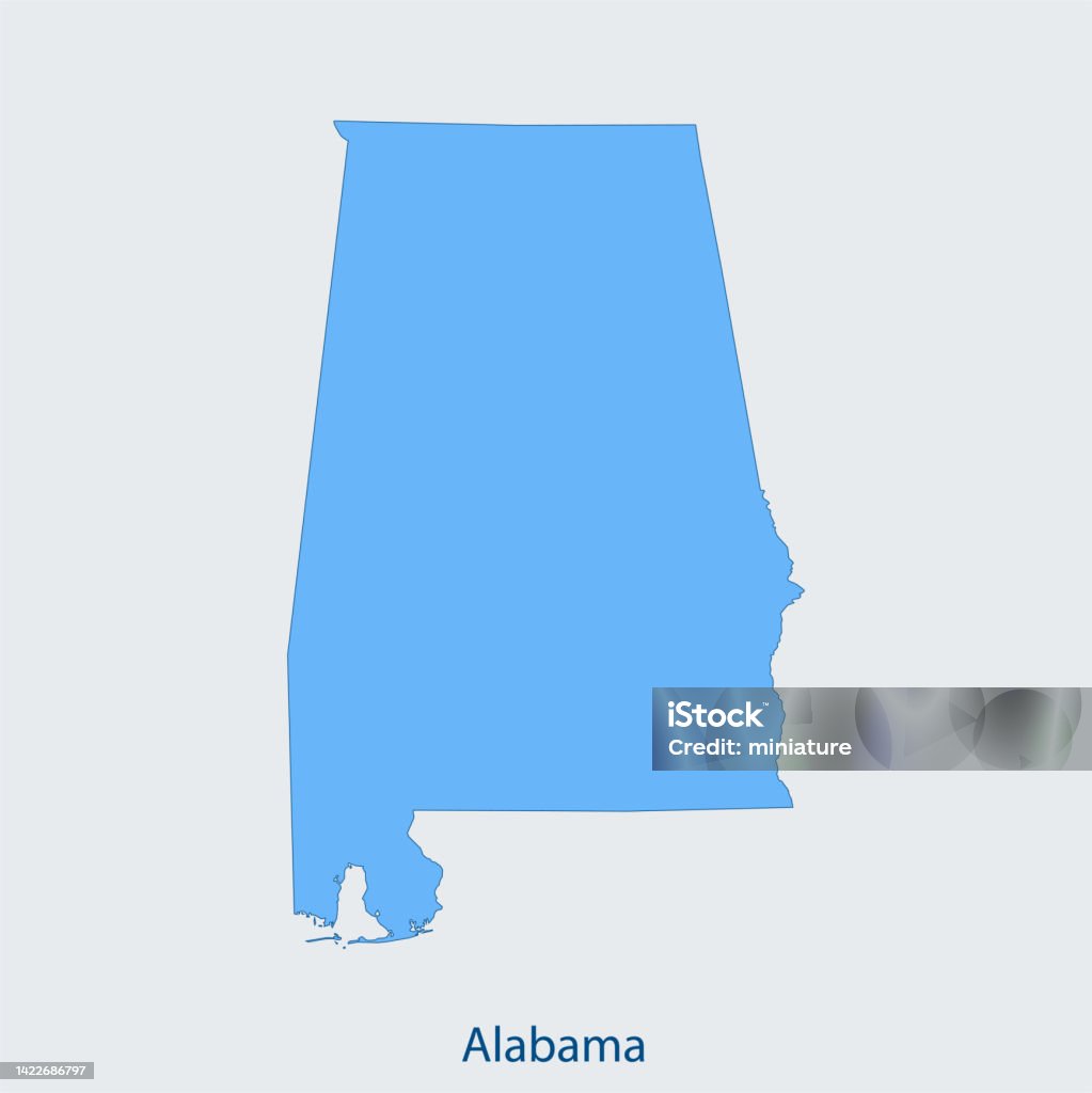 Alabama State Background Alabama Map Stock Illustration - Download Image Now - Abstract, Alabama ...