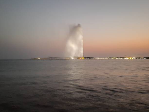 Beautiful evening at Jeddah, Corniche. Beautiful evening at Jeddah, Corniche. The Jeddah Corniche, also known as the Jeddah Waterfront, is a coastal area of the city of Jeddah, Saudi Arabia. Located along the Red Sea saudi arabia jeddah landscape stock pictures, royalty-free photos & images
