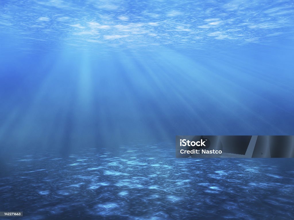 Underwater background Tranquil underwater scene with copy space Sea Stock Photo