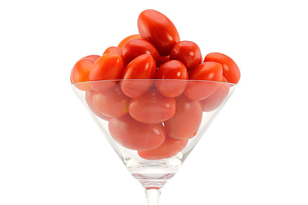 Fresh Cherry / Cocktail Tomatoes in a glass