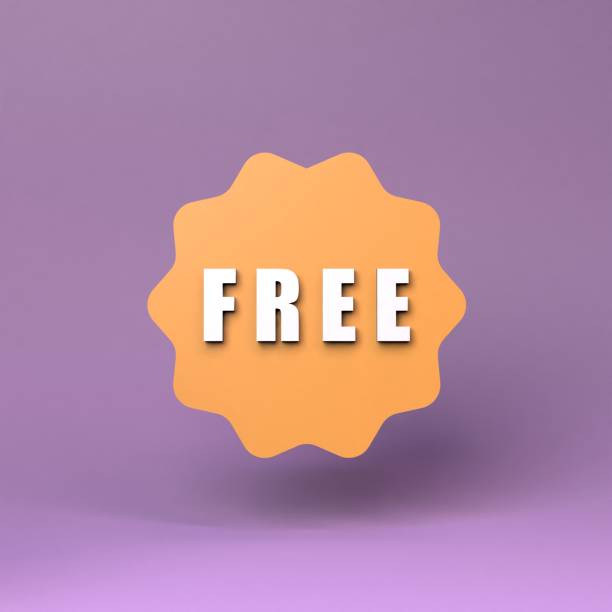 istock Banner with the inscription free. 3d rendering illustration. 1422719434
