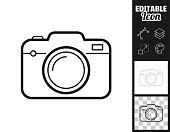 istock Camera. Icon for design. Easily editable 1422724391
