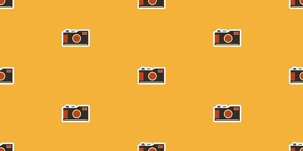 Camera Patterned Background Cameras Pattern Background Stock Illustration - Download Image Now ...