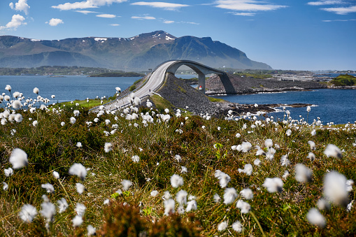 The famous Atlantic Ocean Road, Atlanterhavsveien, Norway