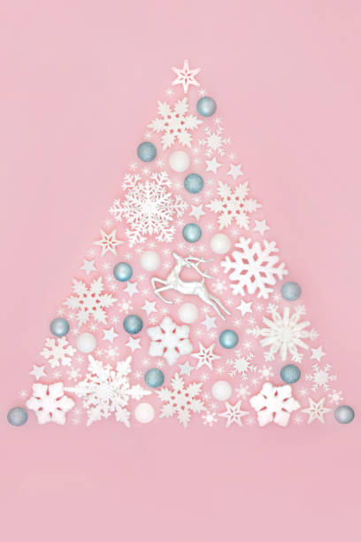 istock Festive Christmas Tree Shape Decoration Concept 1422731522