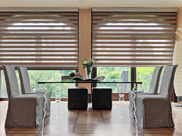 istock close-up on the dining table and fabric chairs 1422733305