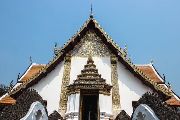istock Wat Phumin temple with blue sky, Nan province, Thailand. 1422735996