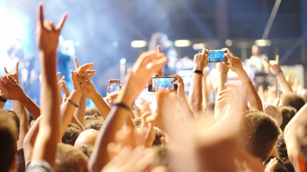istock Audience in a rock concert 1422741061