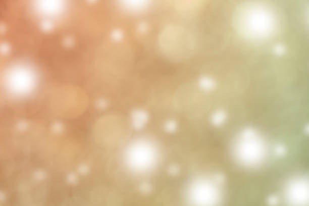 Brown and yellow gold bokeh lighting defocus background for inspiration