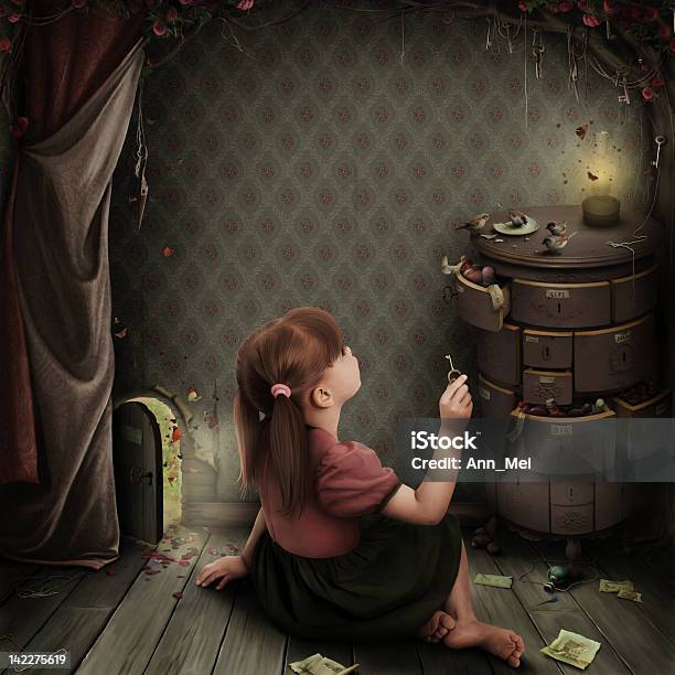 An Illustration Representing Alice In Wonderland Stock Illustration - Download Image Now - Alice in Wonderland - Fictional Character, Backgrounds, Child