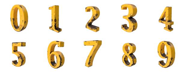 Free Stock Photo of Row of Red and Yellow Machines With Numbers