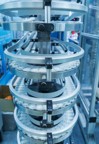 istock drinks move on conveyor belt at large factory 1422766684