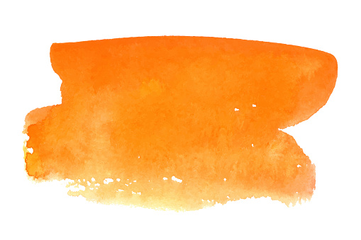 Orange watercolor background for logo or design
