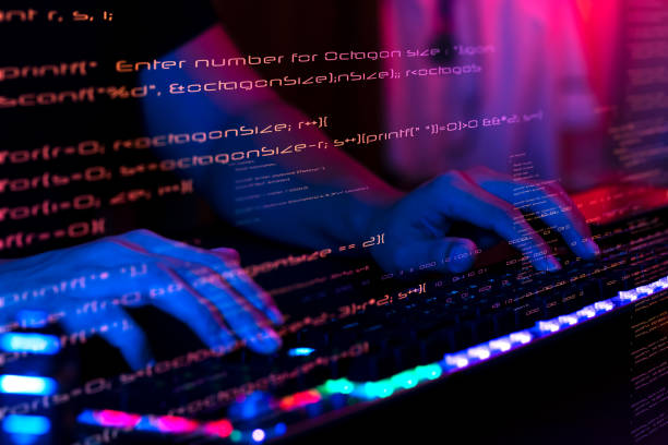 istock Programmers and cyber security technologies design websites and security in the Social World, cyber security concepts. 1422776190