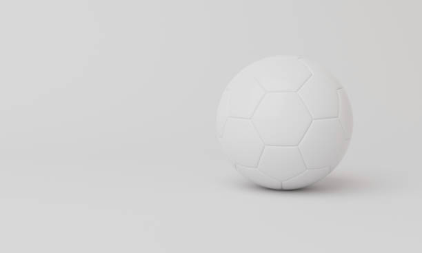 istock Soccer ball on isolated white background. 1422782851