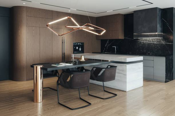 Contemporary Kitchen In Luxury Home