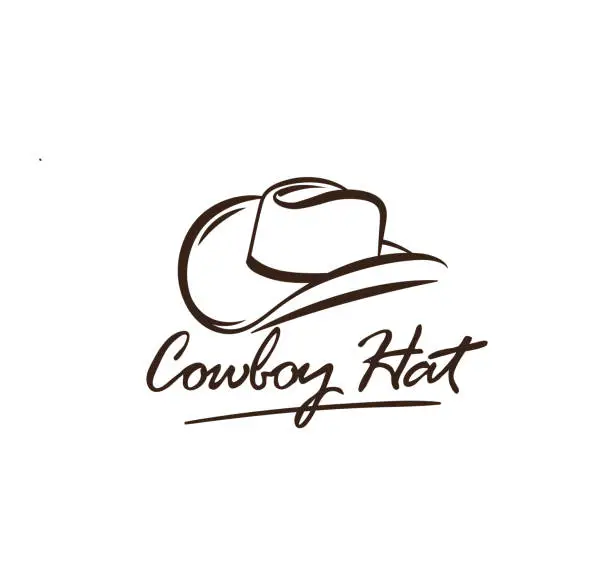 Vector illustration of Cowboy hat vector illustration