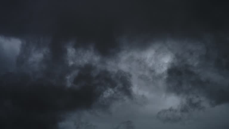 Heavy black raincloud