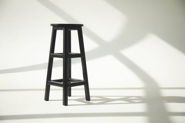 istock Black chair, isolated on a white background 1422814522