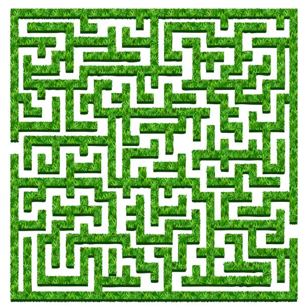 Vector illustration of Labyrinth maze
