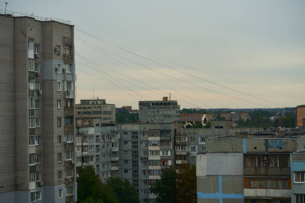 fragment of the house of Soviet architecture