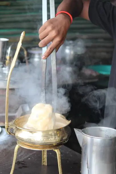 Making a Tandoori chai