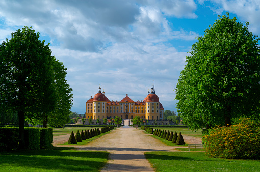 12. 05. 2022. Moritzburg Castle baroque castle. Moritzburg, Saxony, Germany.