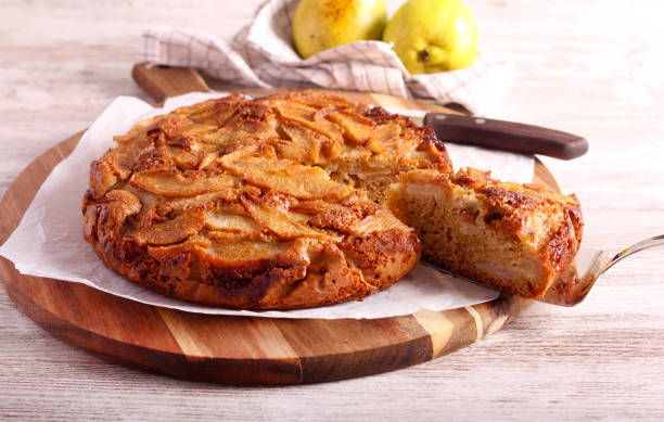 istock Moist olive oil and pear cake, 1422846171