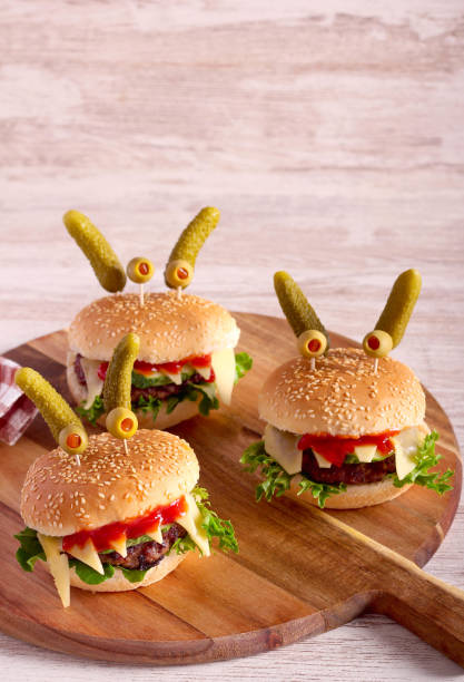 istock Monster burgers for Halloween 1422846182