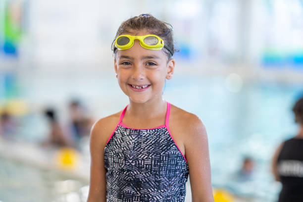 istock Young Girl at the Pool 1422849372