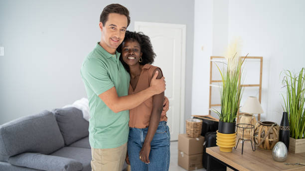 istock Couple with Moving in New Home 1422860922