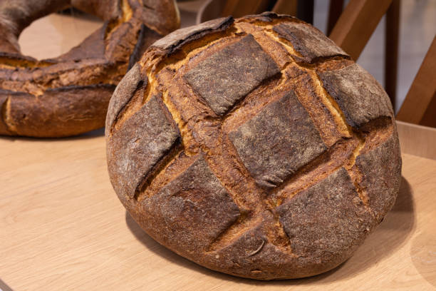Traditional Rustic Italian Loaf of Bread “Pane Altamura”