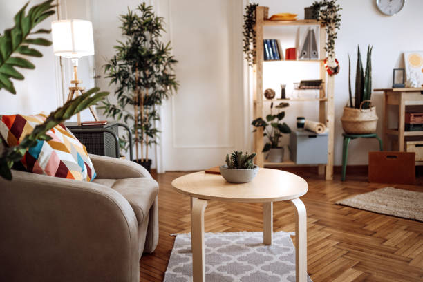 istock Cozy apartment with no people 1422876376