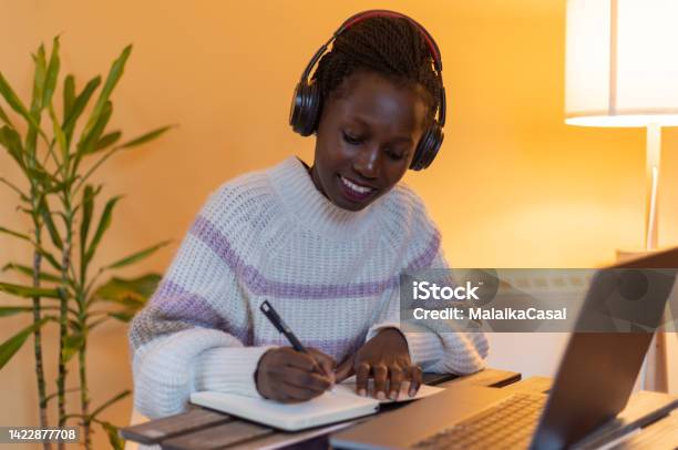 Remote Workinge Learning Stock Photo - Download Image Now - 25-29 Years, Adult, Adult Student
