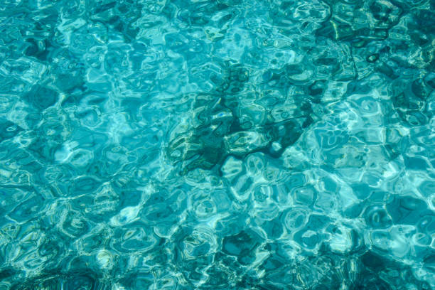 istock Abstract water background of beautiful tropical ocean from high angle 1422881615