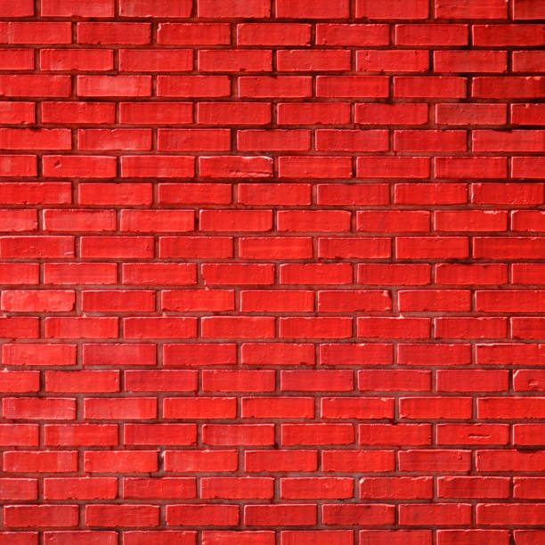 istock Red brown brick wall abstract background for graphic designers 1422885102